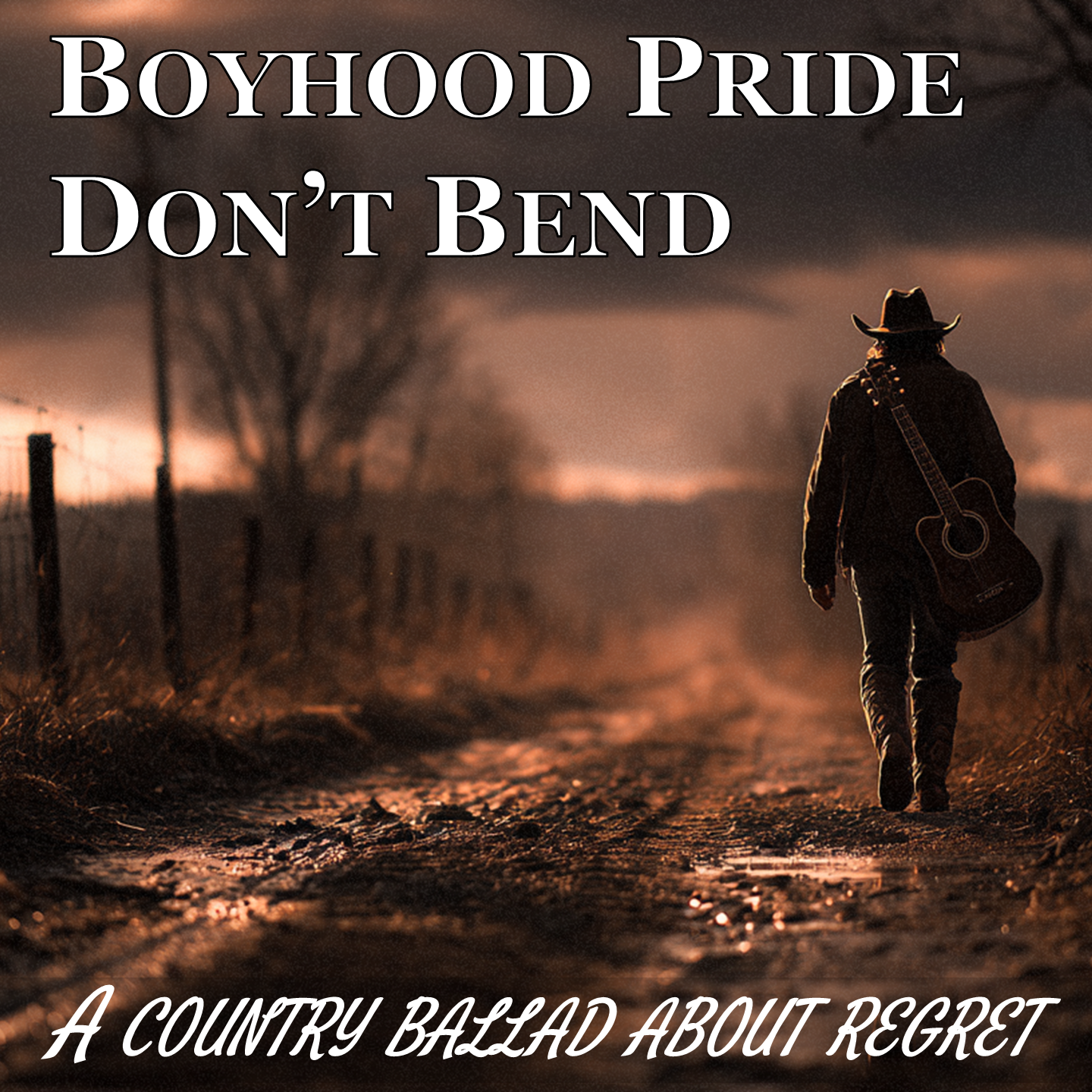 Boyhood Pride Don't Bend - A Country Ballad About Regret Cover